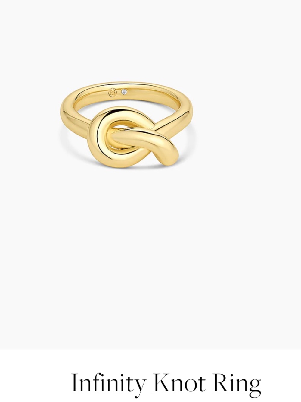 Gorjana Twisted Knot Ring - Gold